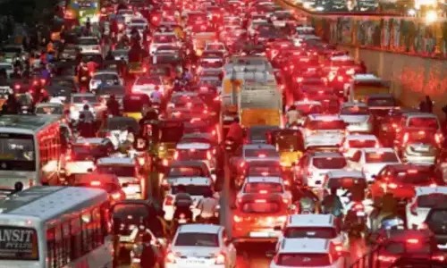 Hyderabad Faces Heavy Traffic Jams in Several Areas