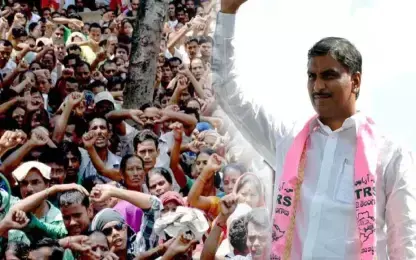 Harish Rao Criticizes CM Kiran Reddys Anti-Telangana Stance and Congress Campaign