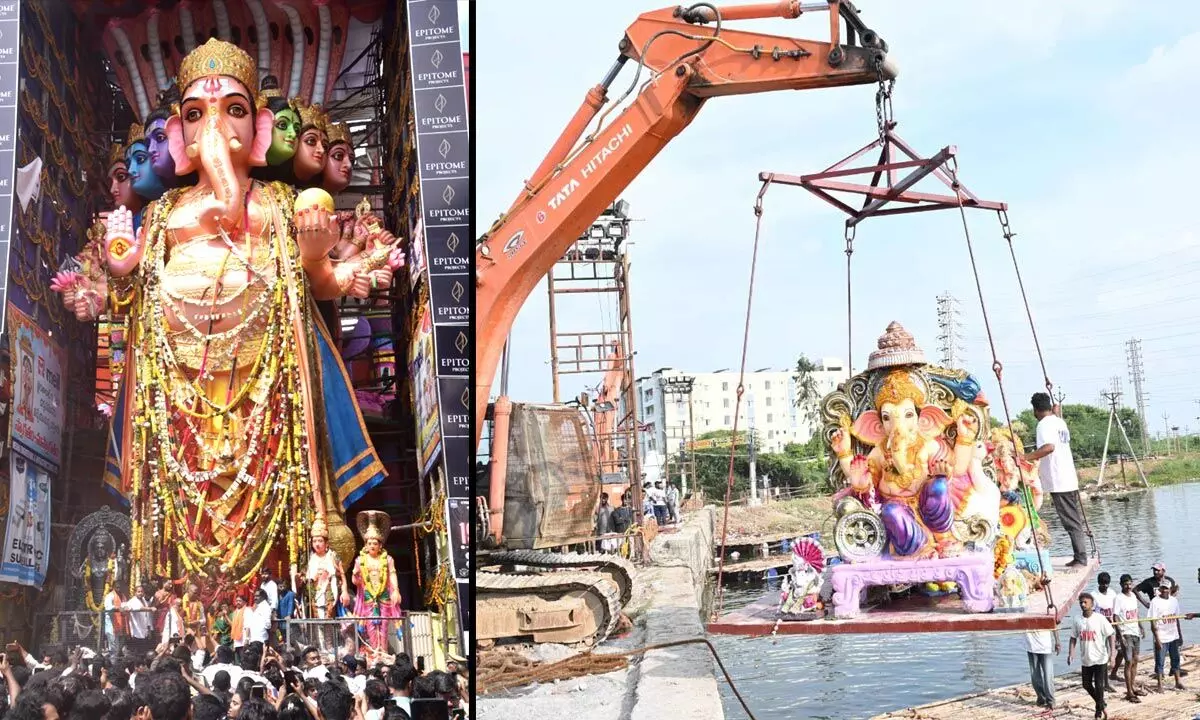 Ganesh Visarjan 2024 live updates All set for immersion of idols in