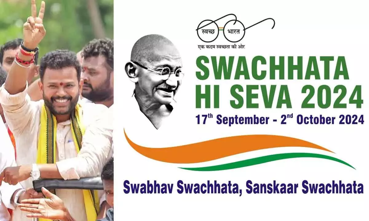 Rammohan Naidu participate in  Swachhata Seva program, emphasises on cleanliness