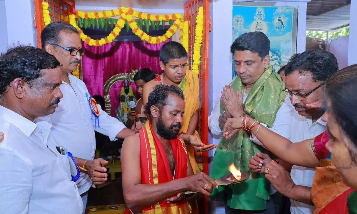 MP Mallu Ravi and MLA Kuchukulla Rajesh Reddy Participate in Vishwakarma Jayanti Celebrations