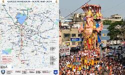 Traffic restrictions imposed for Ganesh immersion processions Traffic restrictions imposed for Ganesh immersion processions