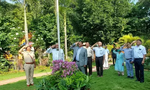 Telangana Prajapalana Dinotsavam celebrated in HMRL