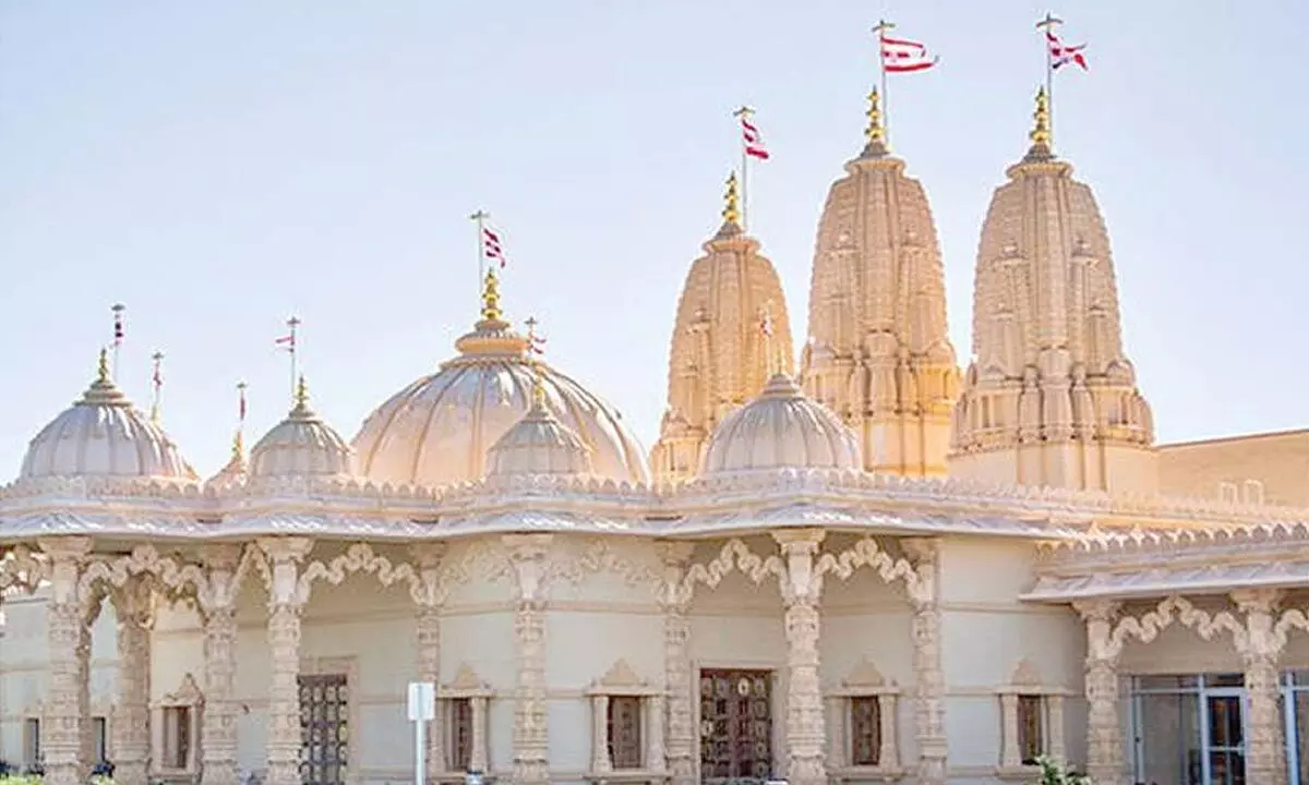 Swaminarayan temple in US ‘vandalised’