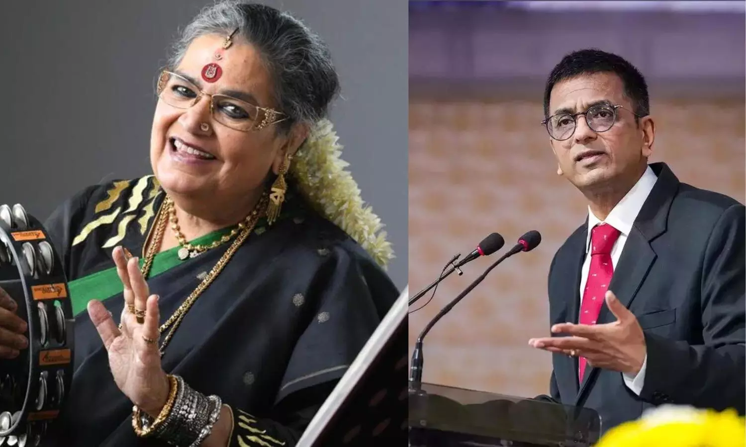 Chief Justice DY Chandrachud Sings with Usha Uthup at CNNs SheShakti2024 Event