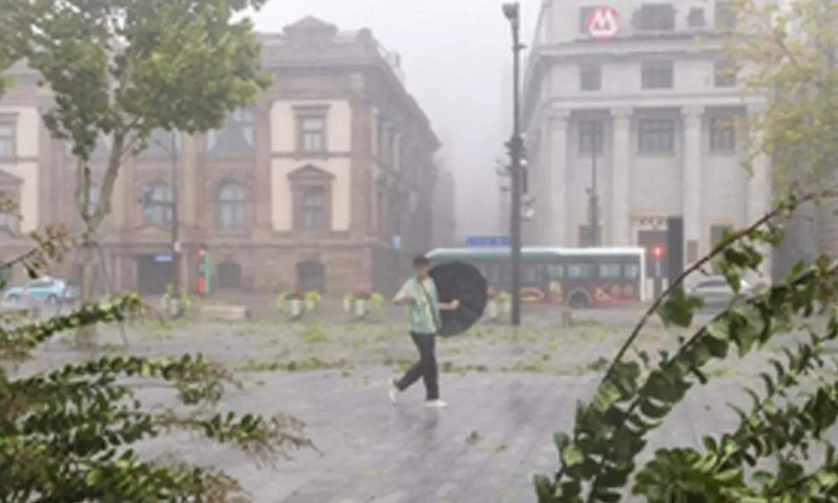 Chinese cities suspend classes as Typhoon Bebinca nears