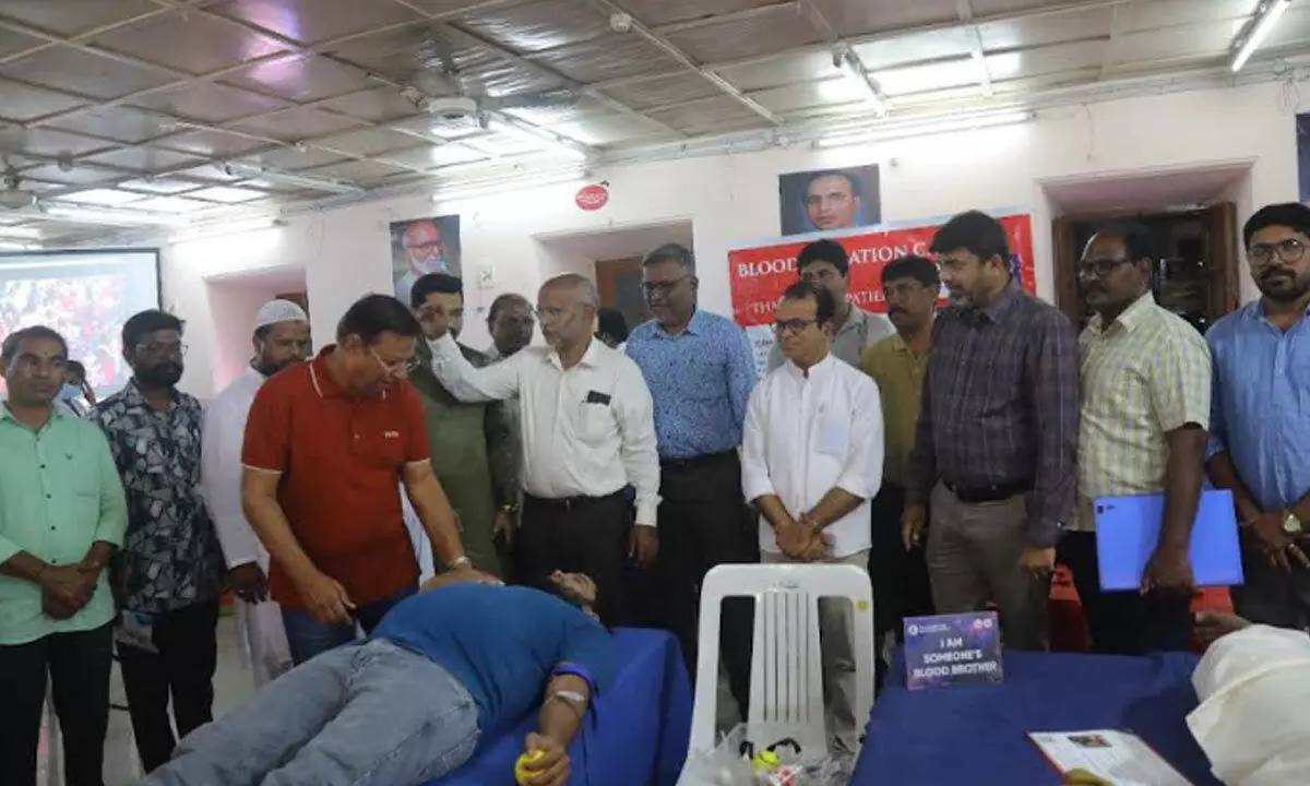 Tanzeem Focuss and TSCS Organize Successful Voluntary Blood Donation Camp in Hyderabad