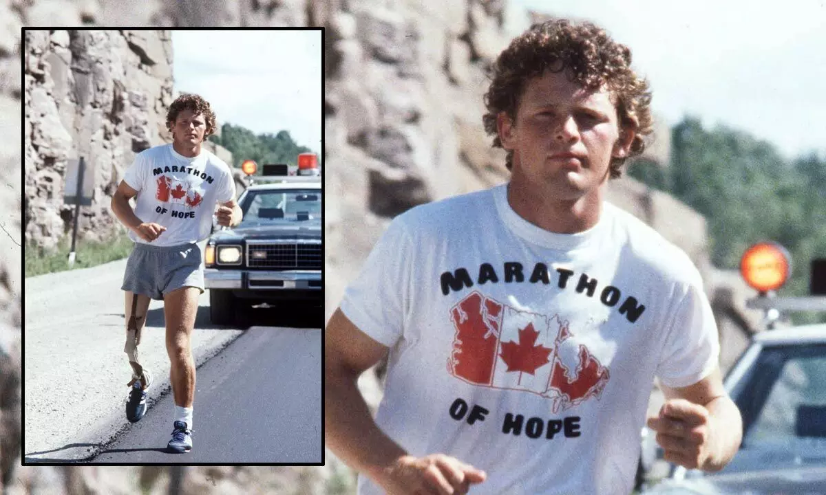 Terry Fox Run in support of cancer research