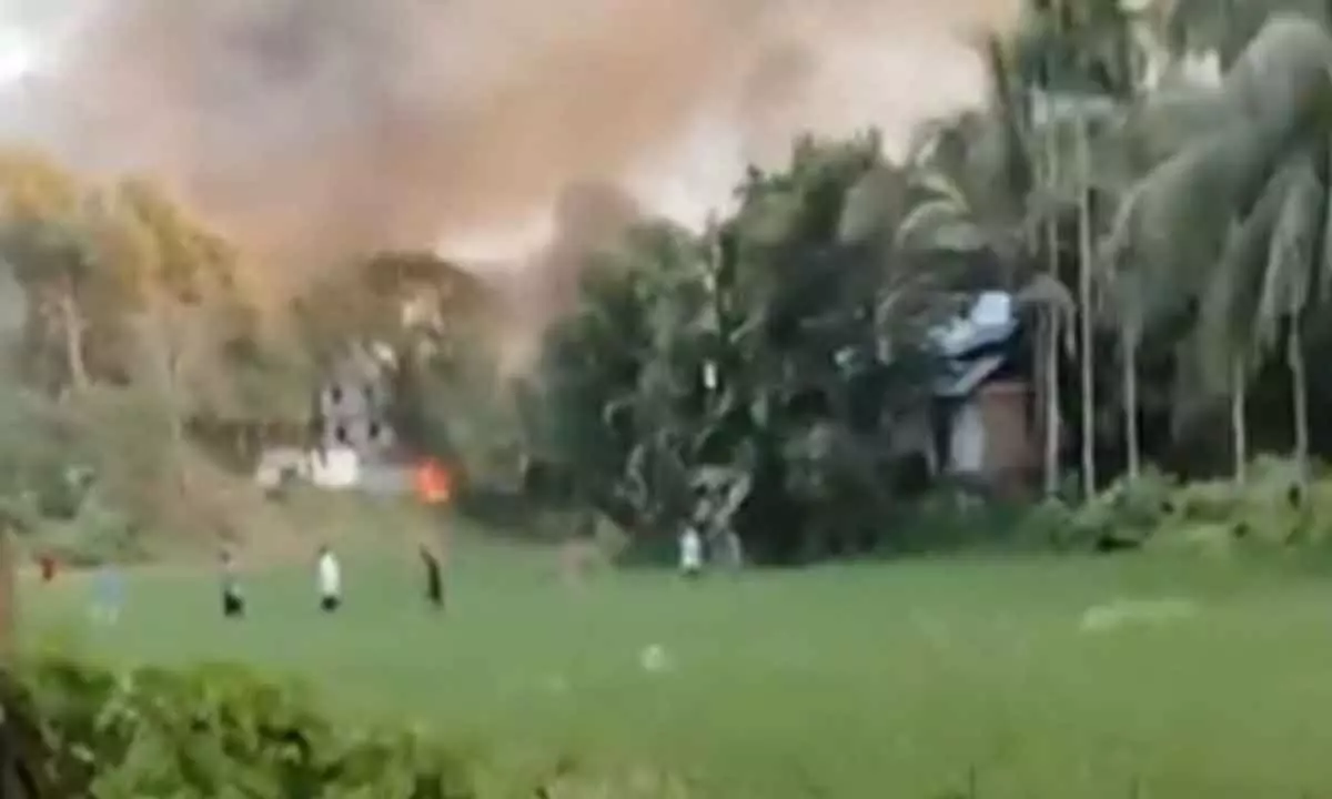 Over 100 Chakma houses & shops set on fire in B’desh, claims rights body