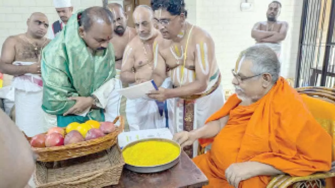 Ahobila Mutt Jeeyar concludes Chaturmasya Sankalpam