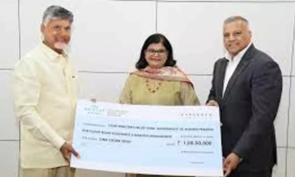 Chandrababu Thanks Suchitra Ella for Generous Contribution to Flood Relief Fund