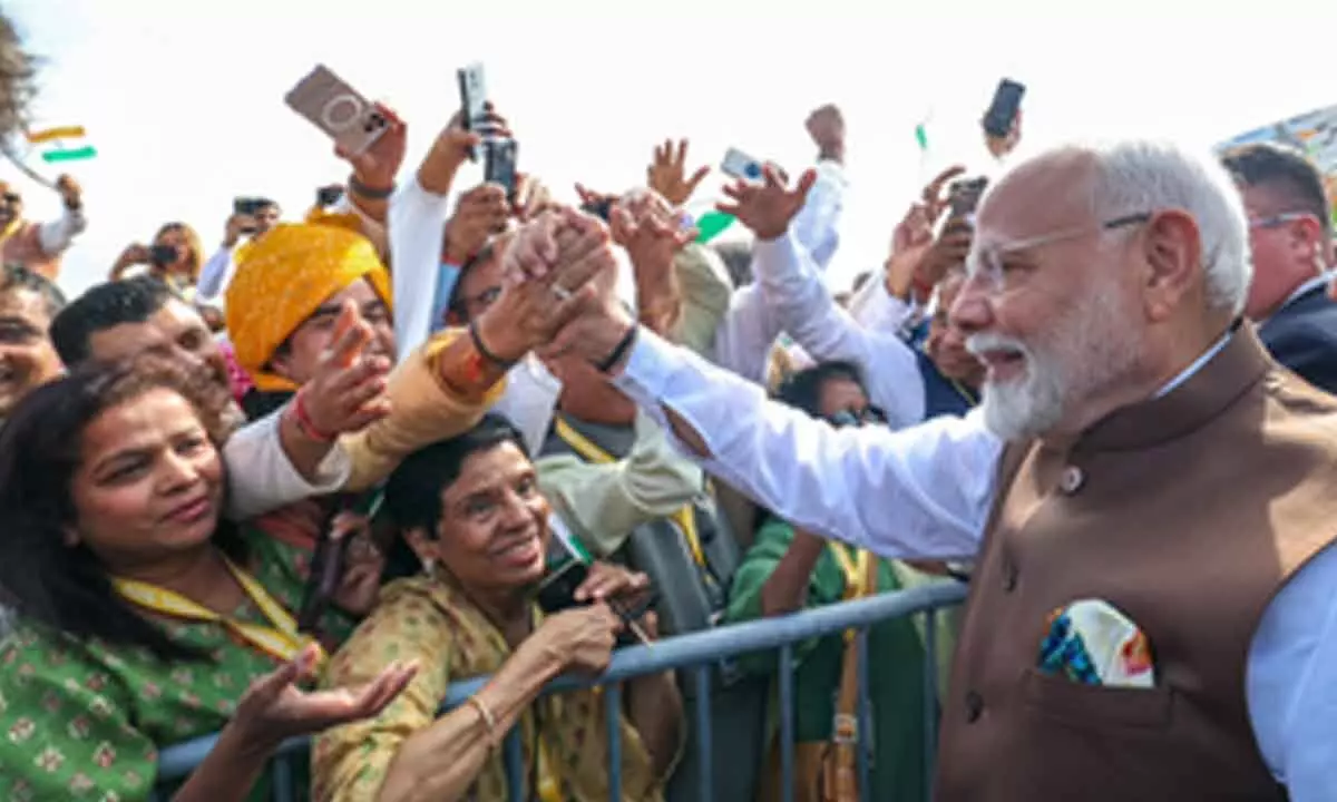 PM Modi receives grand welcome from Indian community on arrival in US