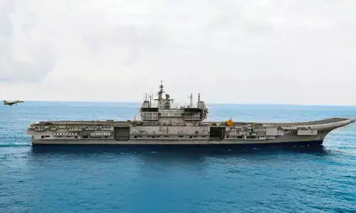 INS Vikrant joins western naval fleet