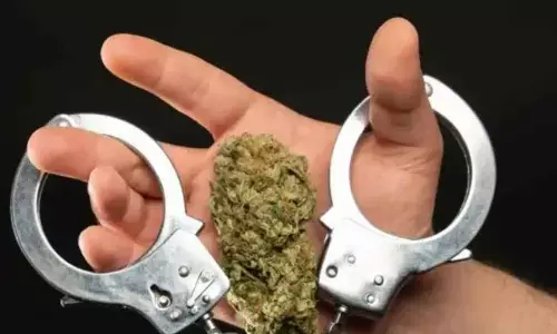 Hyderabad: Two peddlers arrested, 86 kg ganja worth Rs 30L seized