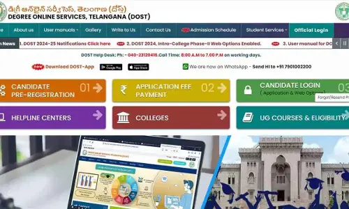 TGCHE announces DOST Intra College Phase-III