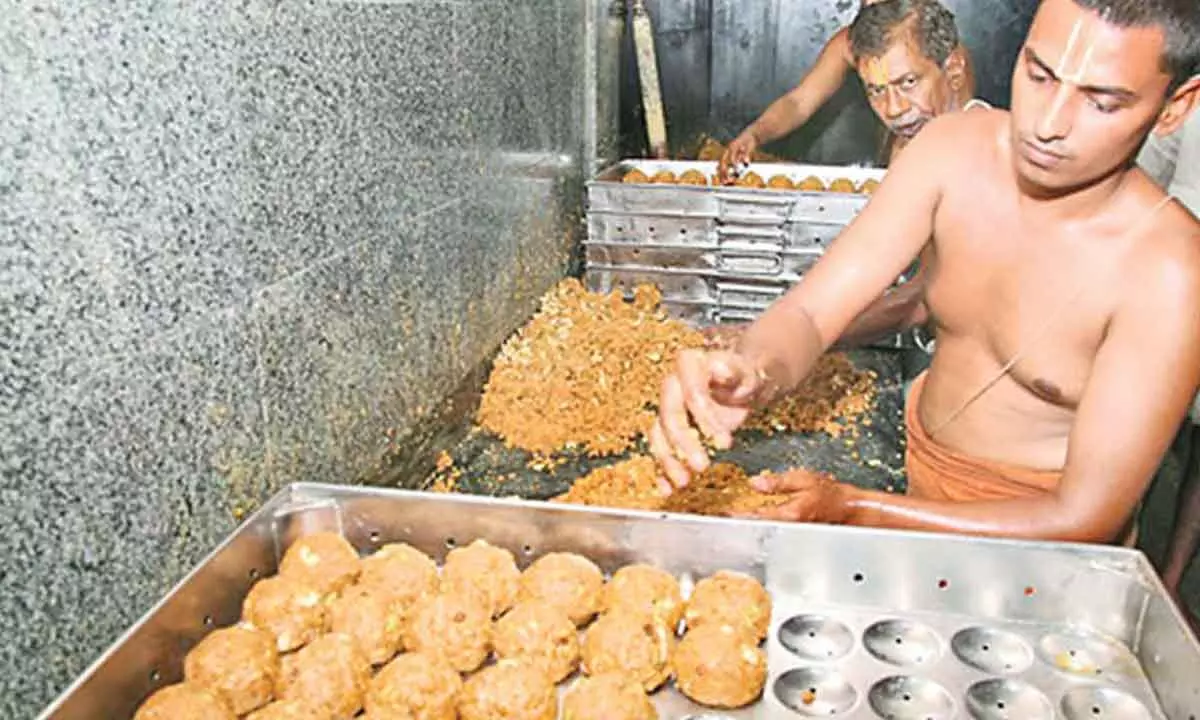 Laddu row triggers heartburn to devotees