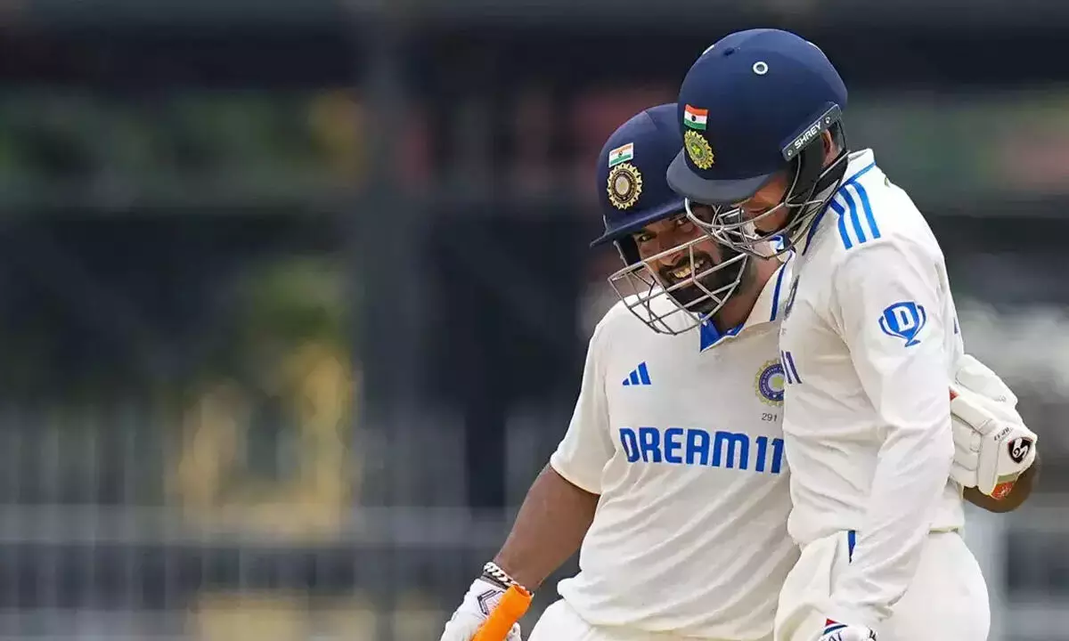 Pant, Gill tons put India in command