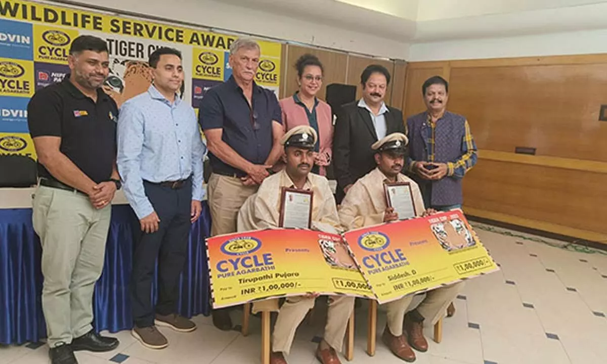 Cycle Pure Agarbathi honours forest guardians