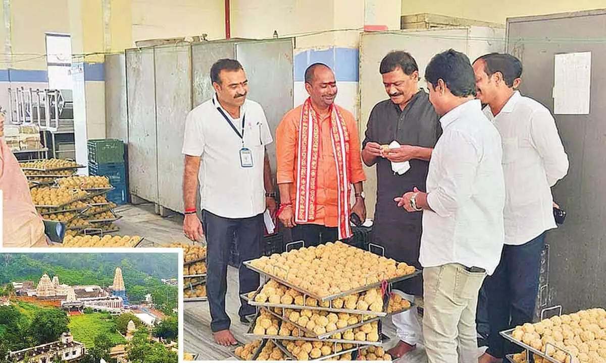 ‘Low quality of ghee used at Simhachalam temple’