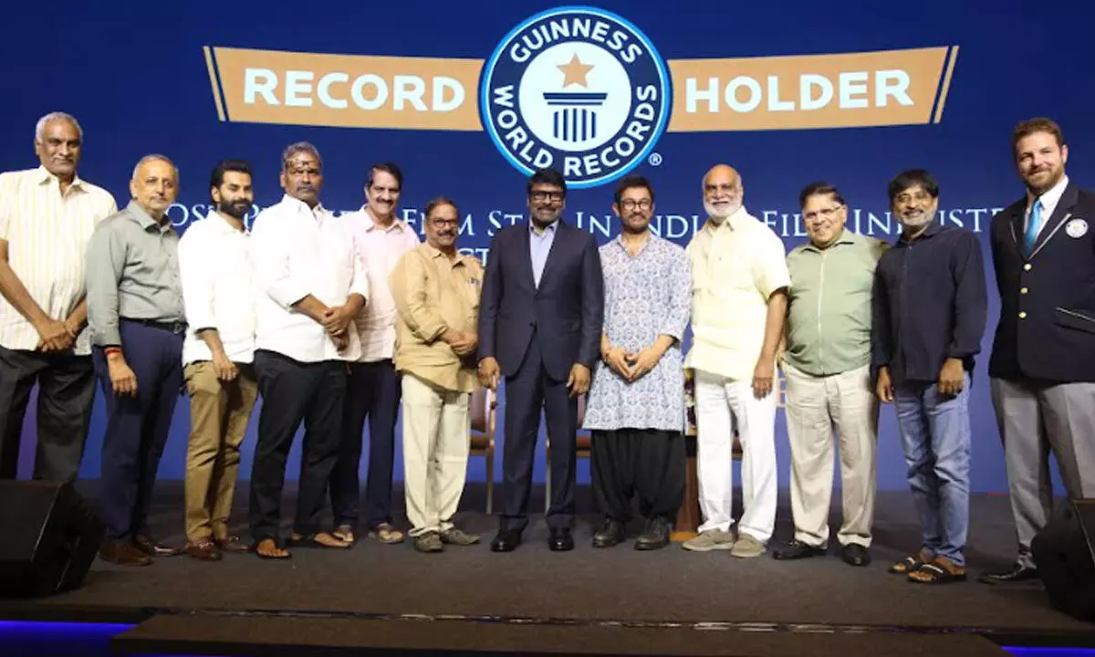 Chiranjeevi receives Guinness World Record for most dance moves in Indian cinema