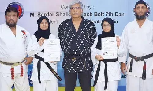 Hyderabad siblings awarded Bo-Dan Black Belt in Hapkido