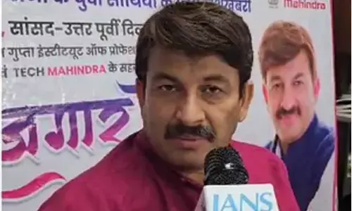 Manoj Tiwari blasts Atishi for comparing Kejriwal to Lord Ram, empty chair stunt