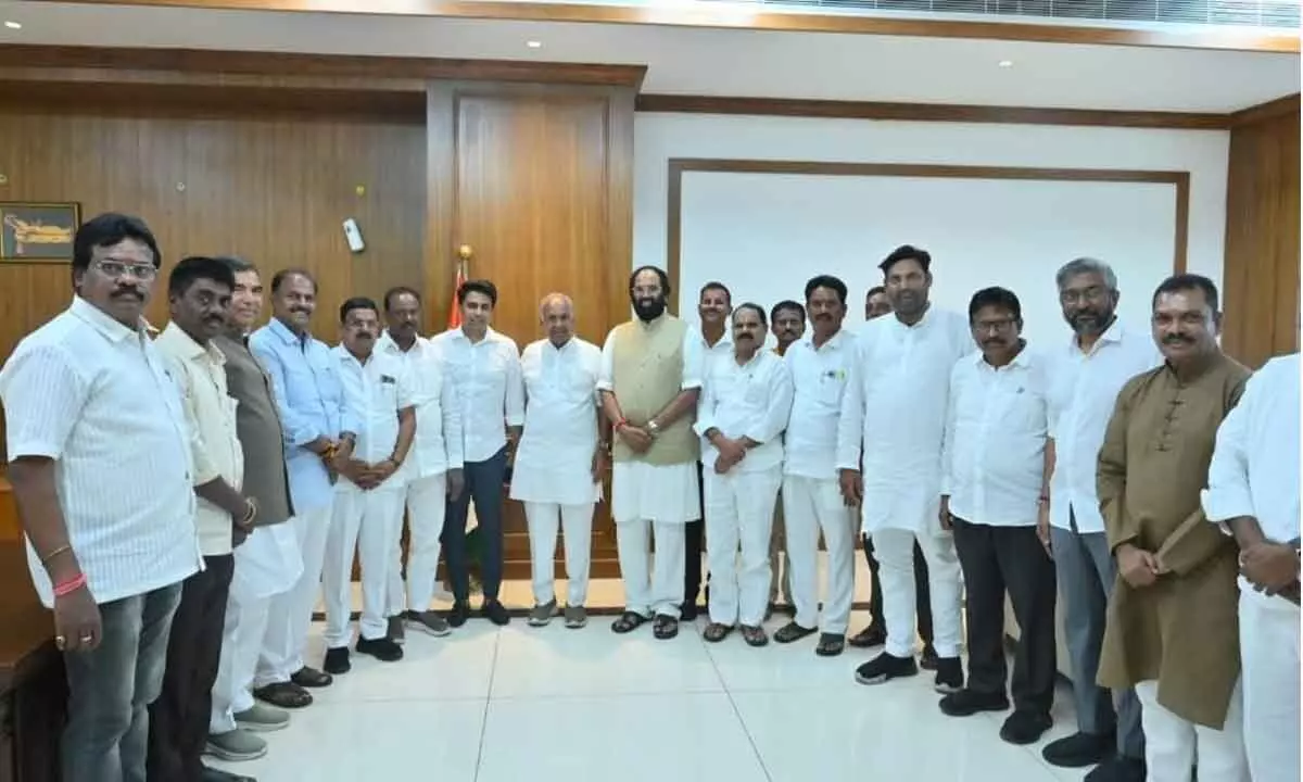 MLAs from the United District Meet Ministers..