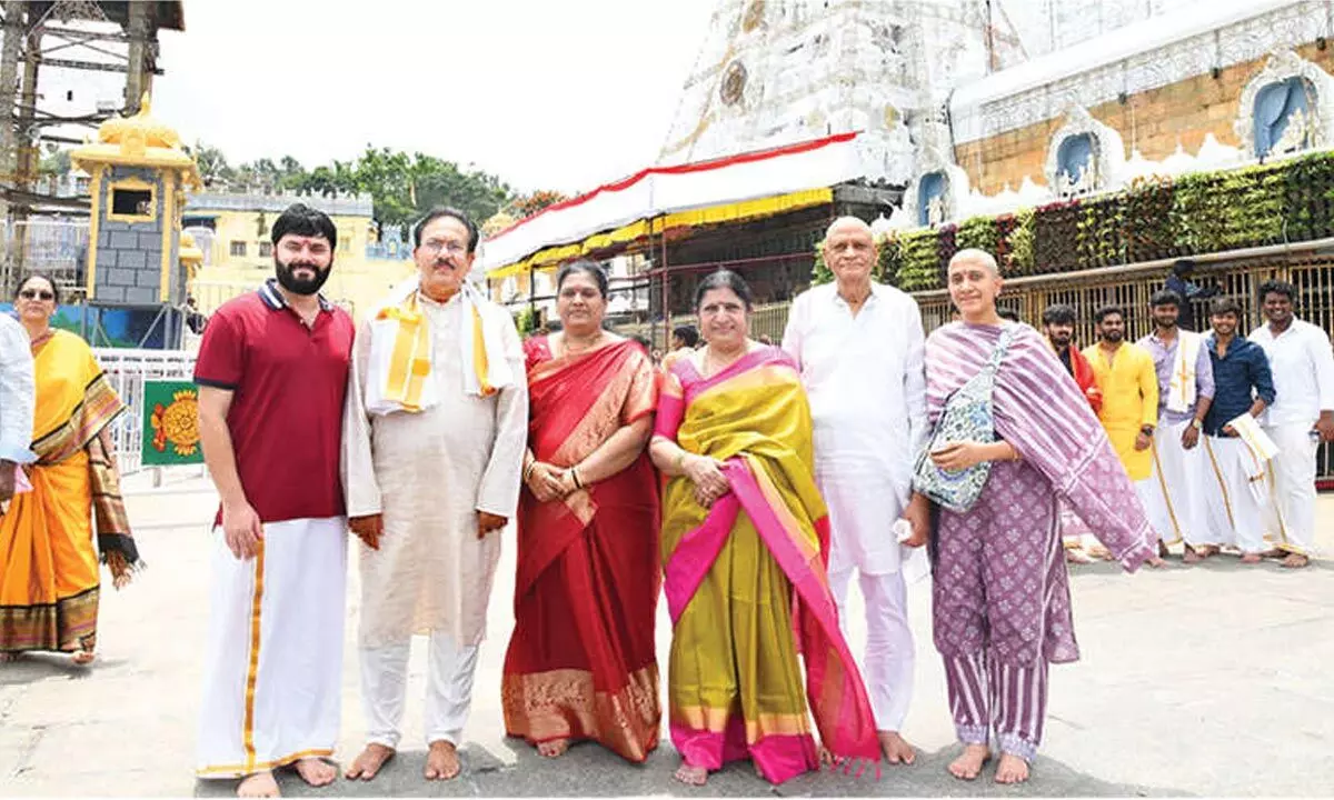 AP High Court Judge at Tirumala