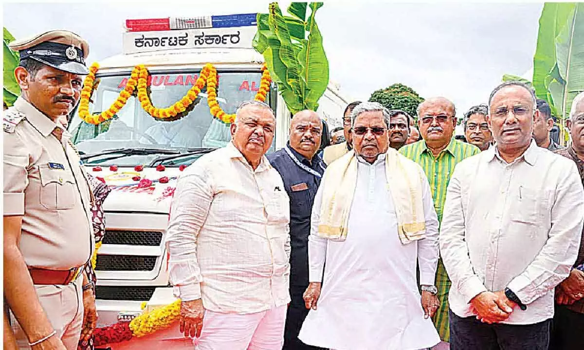 CM inaugurates 65 modern life-saving ambulances