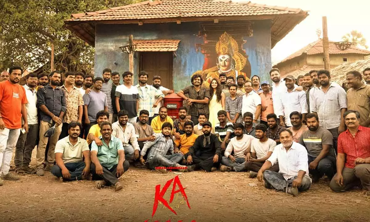 Kiran Abbavaram’s KA: A Period Thriller Completes Shoot