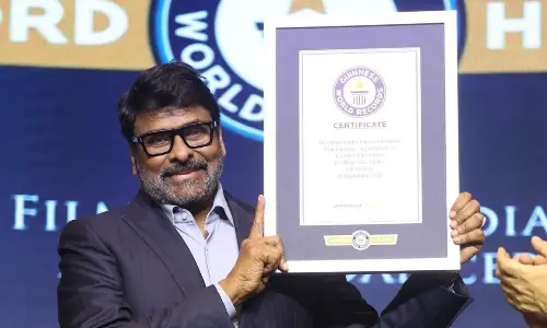 Ram Charan Celebrates Father Chiranjeevi’s Guinness World Record for Most Prolific Film Star in Indian Cinema