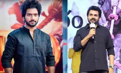 Karthi teases collaboration with Prasanth Varma; sparks speculation to be part of PVCU