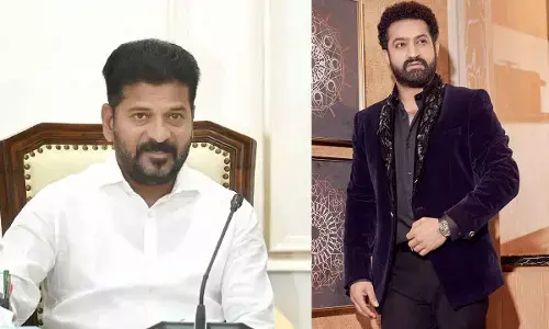 NTR thanks Revanth Reddy from USA