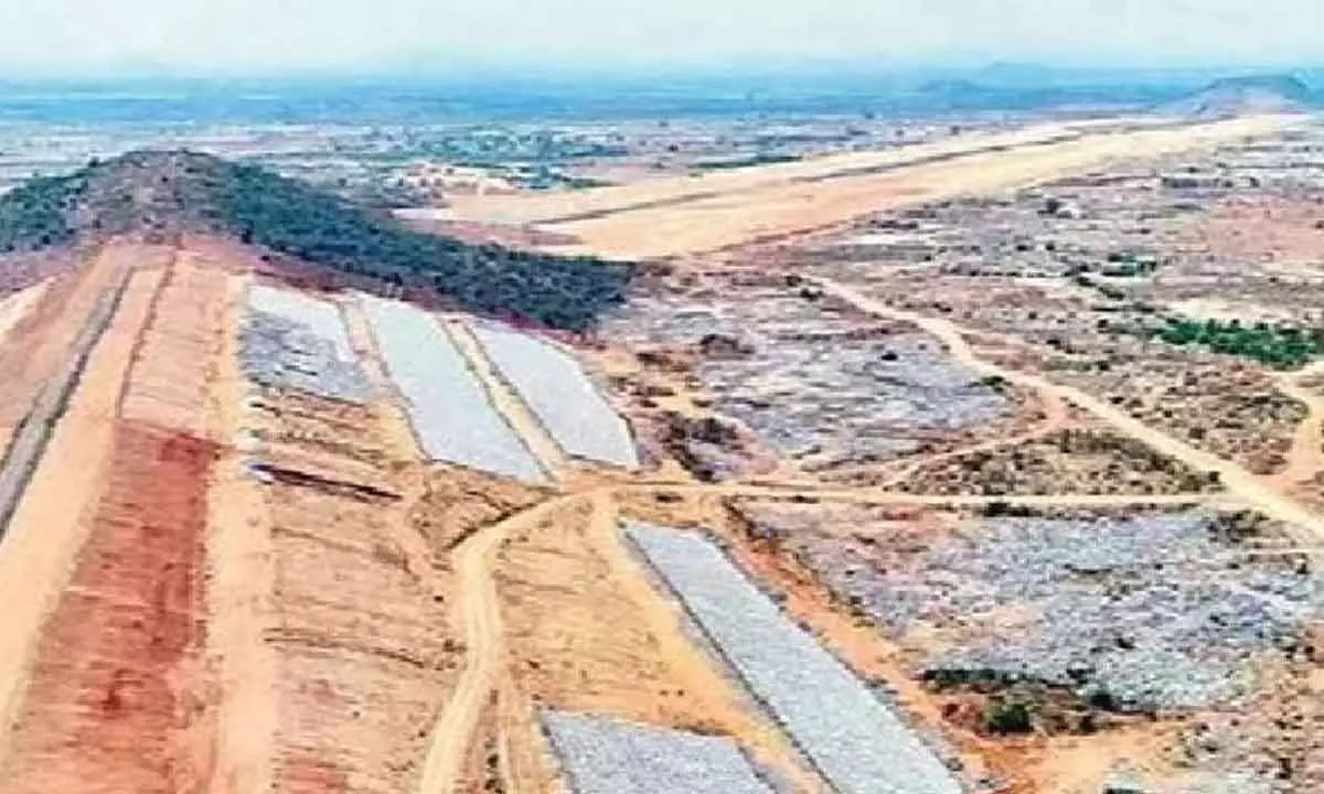 Udandapur reservoir wokrs stalled for long, due to protest of land loosers under the project