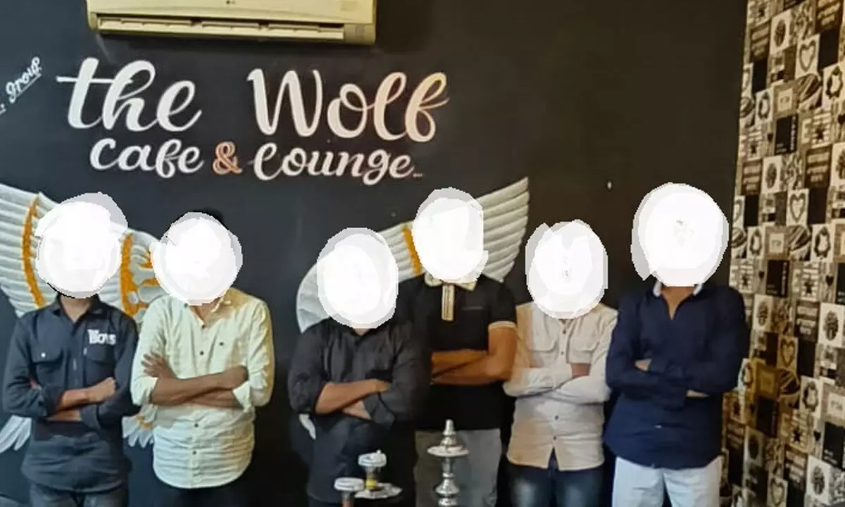 South Zone Task Force Shuts Down Illegal Hookah Café in Hyderabad