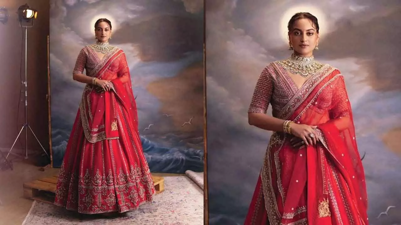 Sonakshi Sinha can’t get enough of bridal outfits