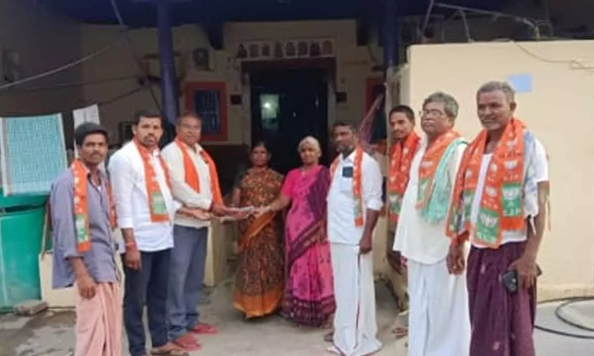 BJP Membership Drive Conducted in Sindhanur Village, Ieeza Mandal