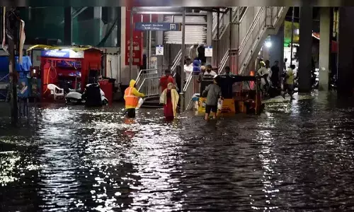 Heavy Rains Flood Several Areas in Hyderabad