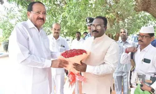 Former Vice President M. Venkaiah Naidu Visits Korukonda Sainik School