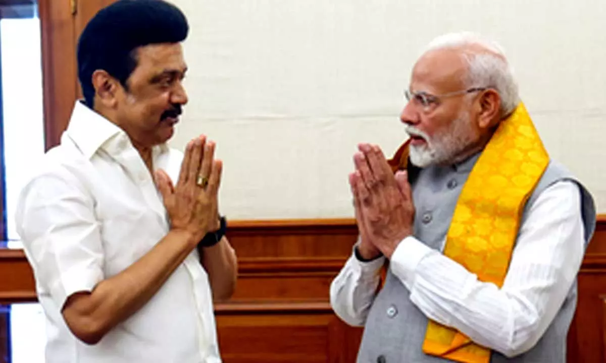 Stalin meets PM Modi in New Delhi, seeks early release of pending funds