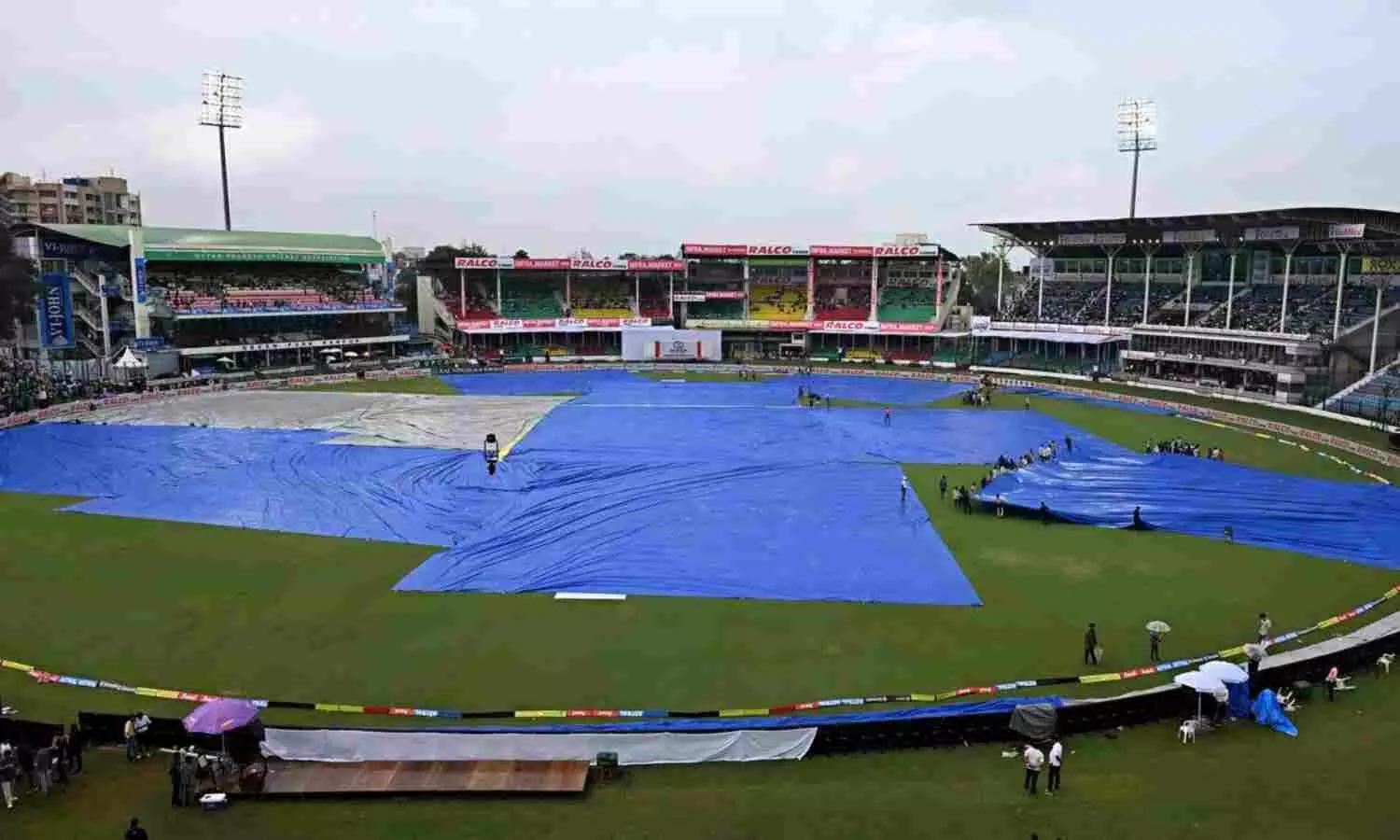 IND vs BAN: Heavy rain, bad light forces early closure of Day 1; Bangladesh 107/3 in 35 overs