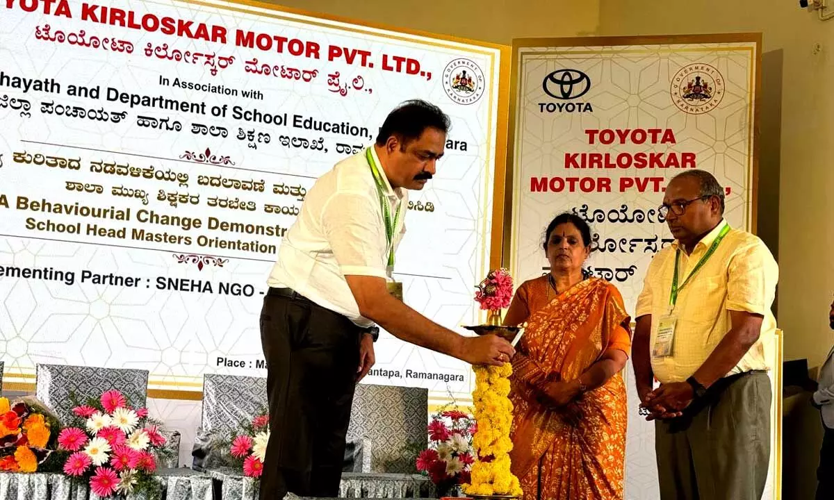 Toyota Kirloskar Motor Expands Flagship ABCD Program in Ramanagara District to Enhance Sanitation and Hygiene Education in Government Schools