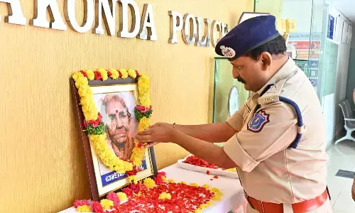 Rachakonda Police Pay Tribute to Chakali Ailamma on Her 129th Birth Anniversary