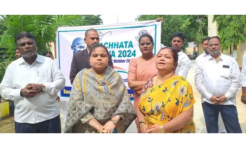 Swachh Bharat Program Held at Wanaparthy District Court Led by District Judge Sunitha, Encourages Community Participation