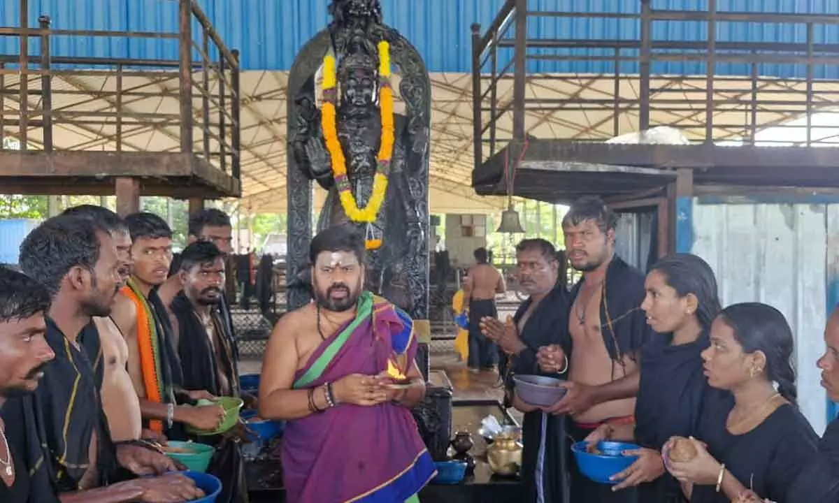 Grand Tila Taila Abhisheka Pujas for Shani Swamy