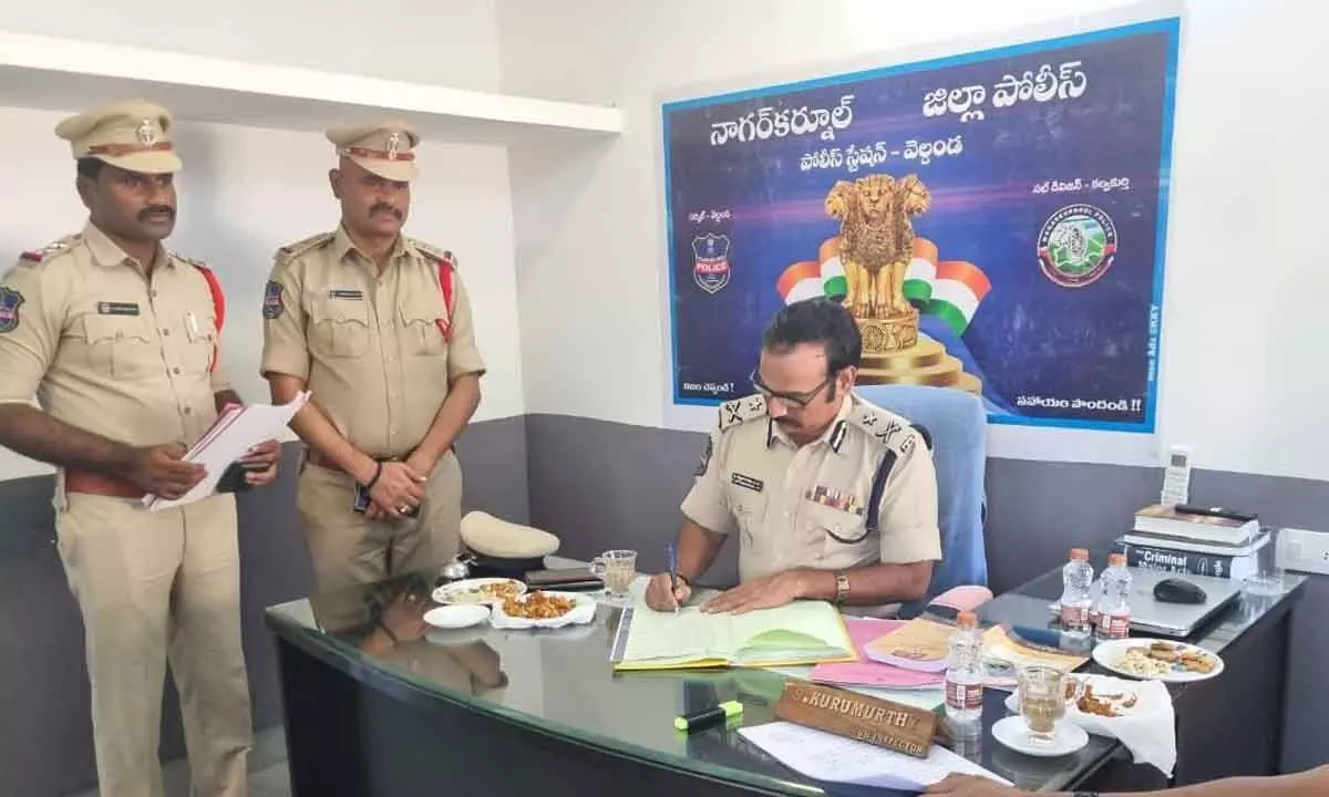 IG Satyanarayana IPS Conducts Surprise Inspection of Veldanda Police Station