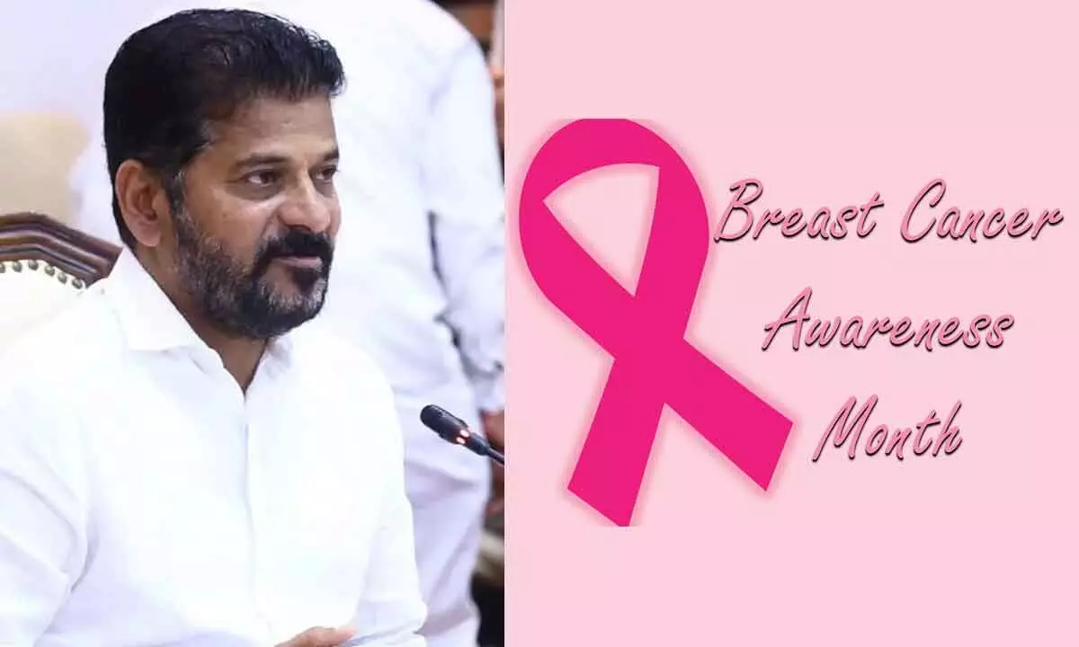 Pink Power Run for awareness on breast cancer held in Hyderabad,  CM Revanth Reddy attends