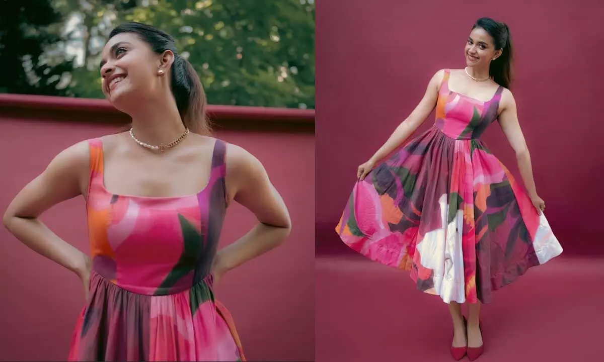 Keerthy Suresh channels Barbie vibes