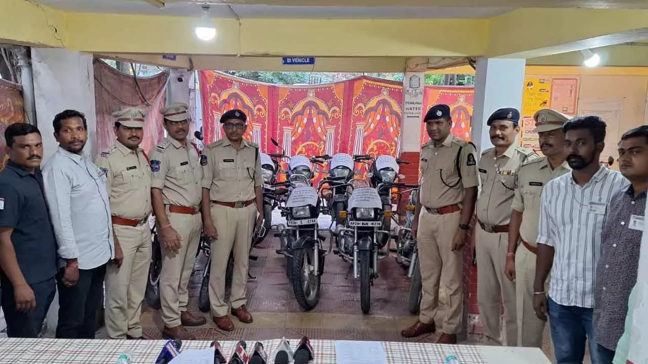 One Arrested in Motor Vehicle Theft Case in Hyderabad; 18 Stolen Bikes Recovered