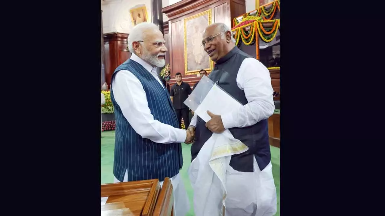 PM Modi speaks to Kharge, inquires about his health